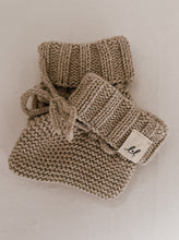 Load image into Gallery viewer, Luna + Luca Organic Cotton Booties - Heather Beige
