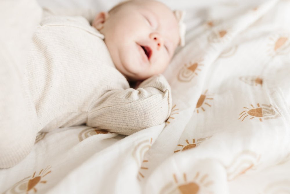 Organic Cotton Baby Swaddle - Lights Of Promise