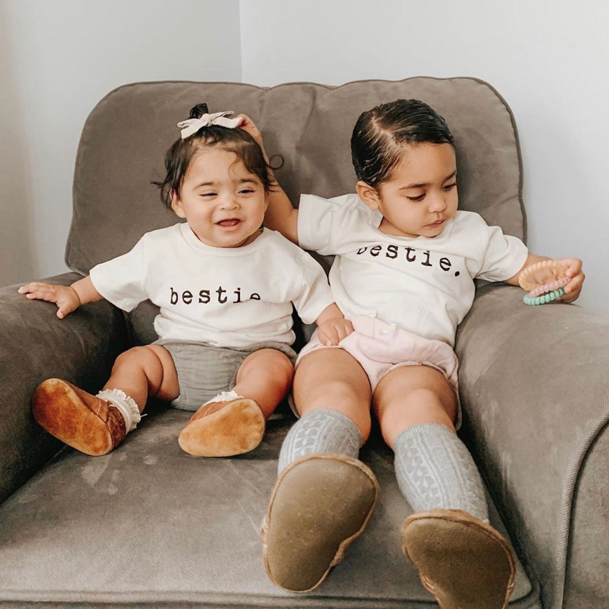 Bestie Organic Cotton Kids T-Shirt – Short Sleeve, 2T–12Y