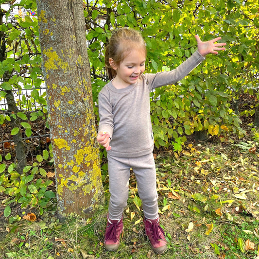 Merino Thermal Base-layer Set - mele beige