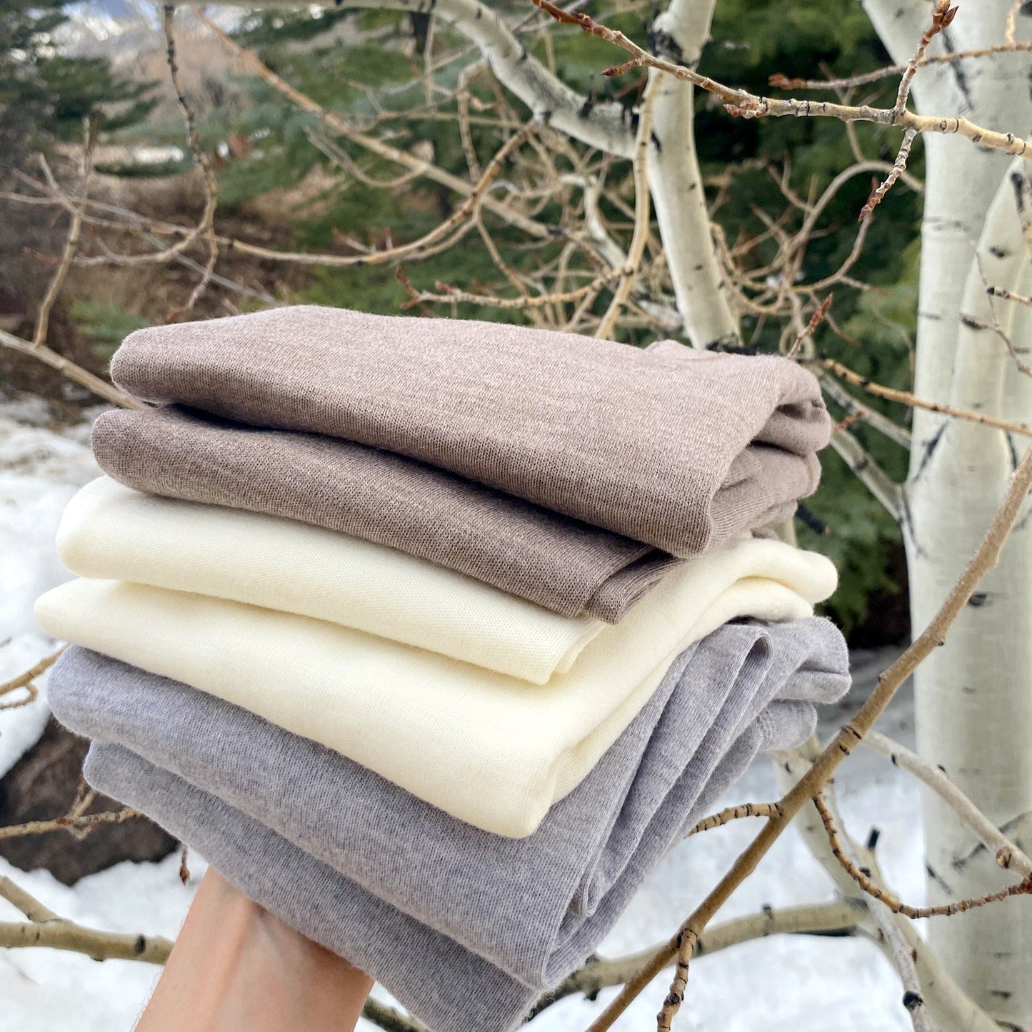 Merino Thermal Base-layer Set - mele beige