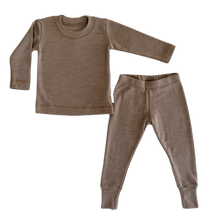Load image into Gallery viewer, Merino Thermal Base-layer Set - mele beige
