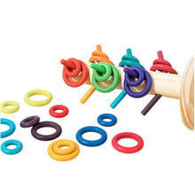 Load image into Gallery viewer, 12 Dowels Sorting Helper Tree with 24 Building Rings Set
