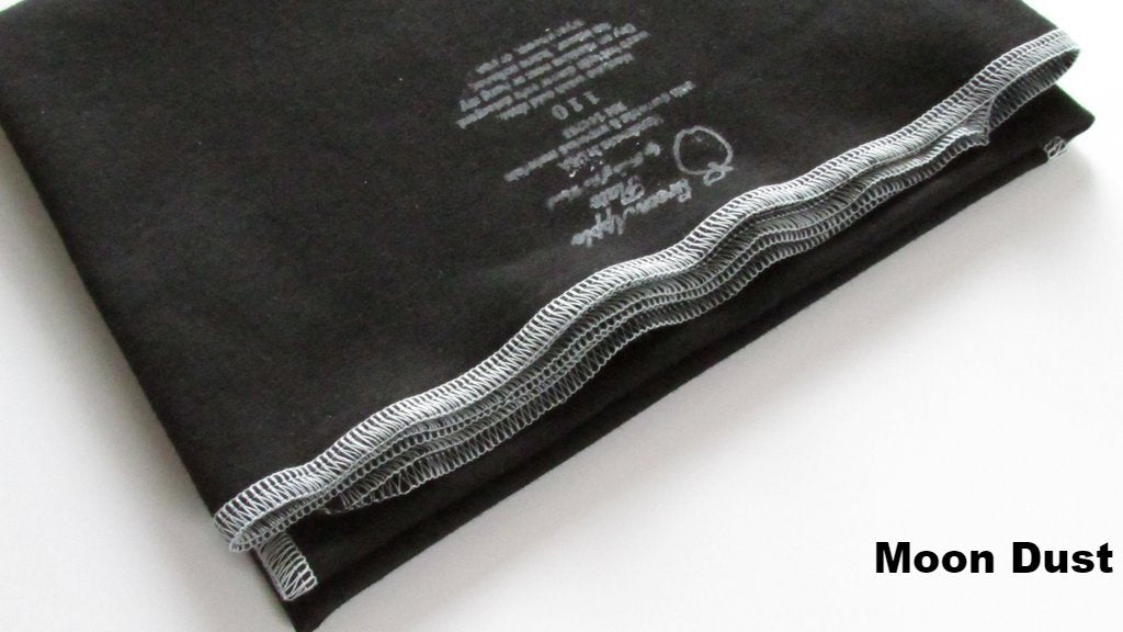 Stretchy Flat Organic Cloth Diapers in Black