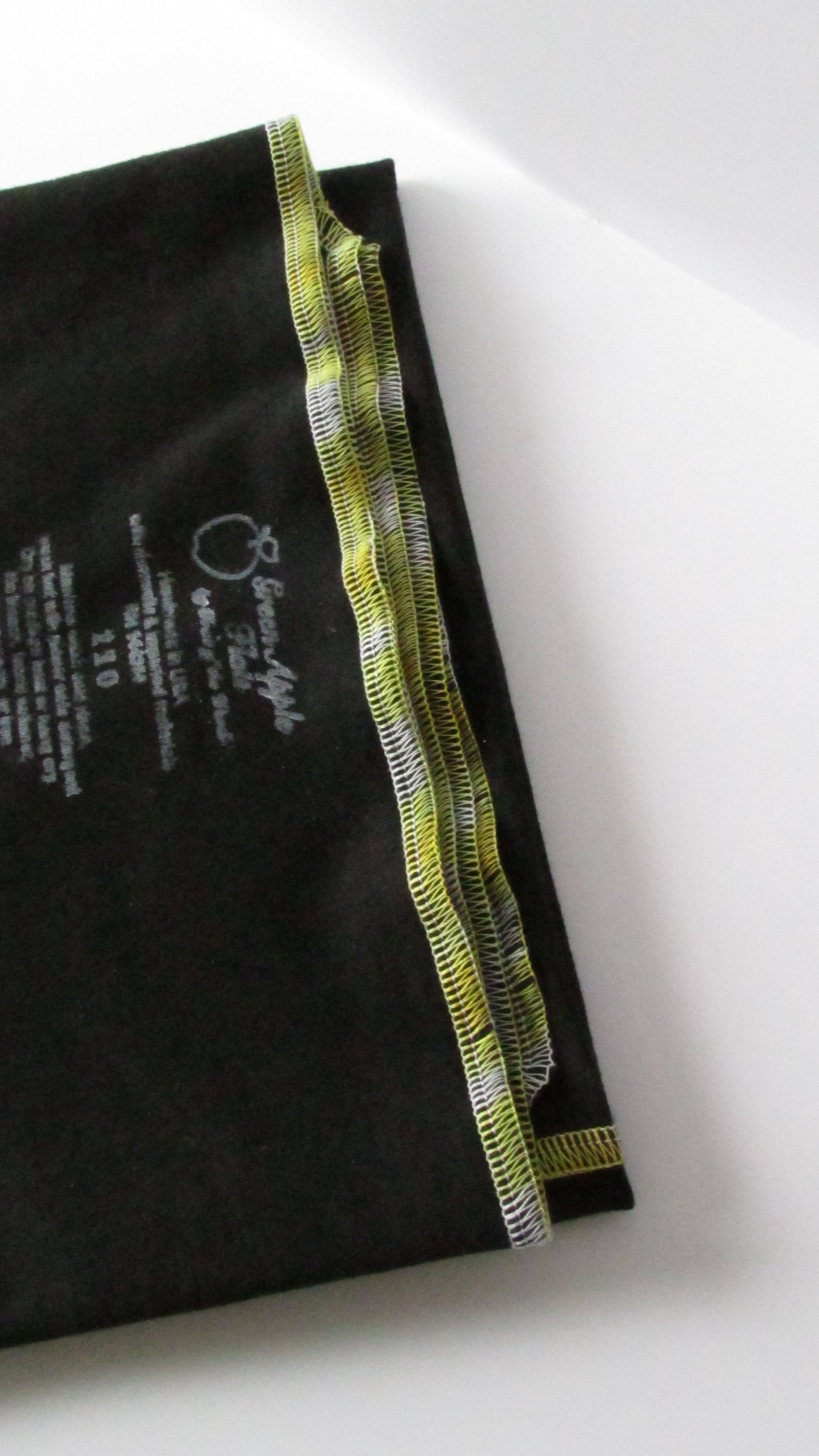 Stretchy Flat Organic Cloth Diapers in Black