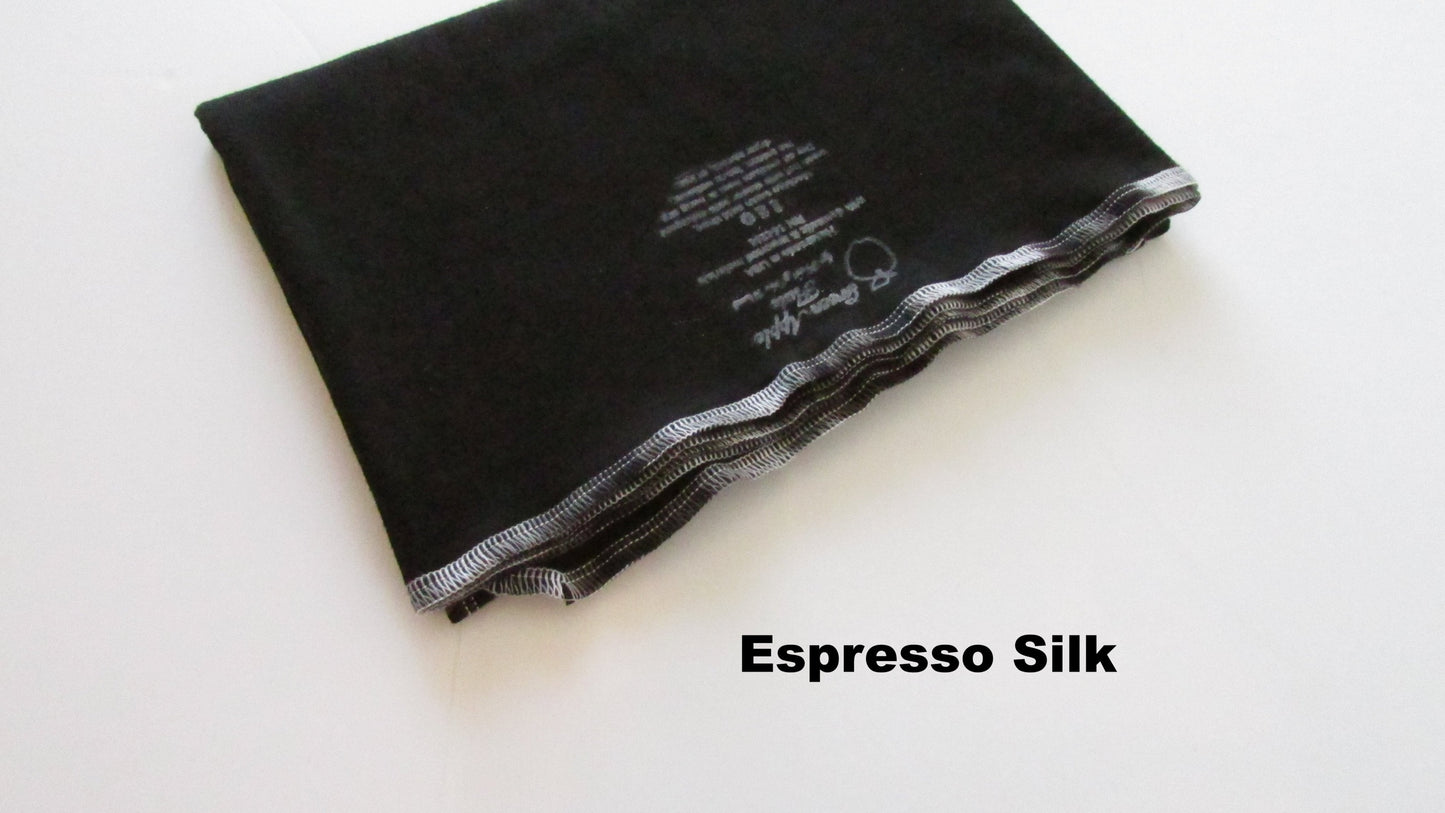 Stretchy Flat Organic Cloth Diapers in Black