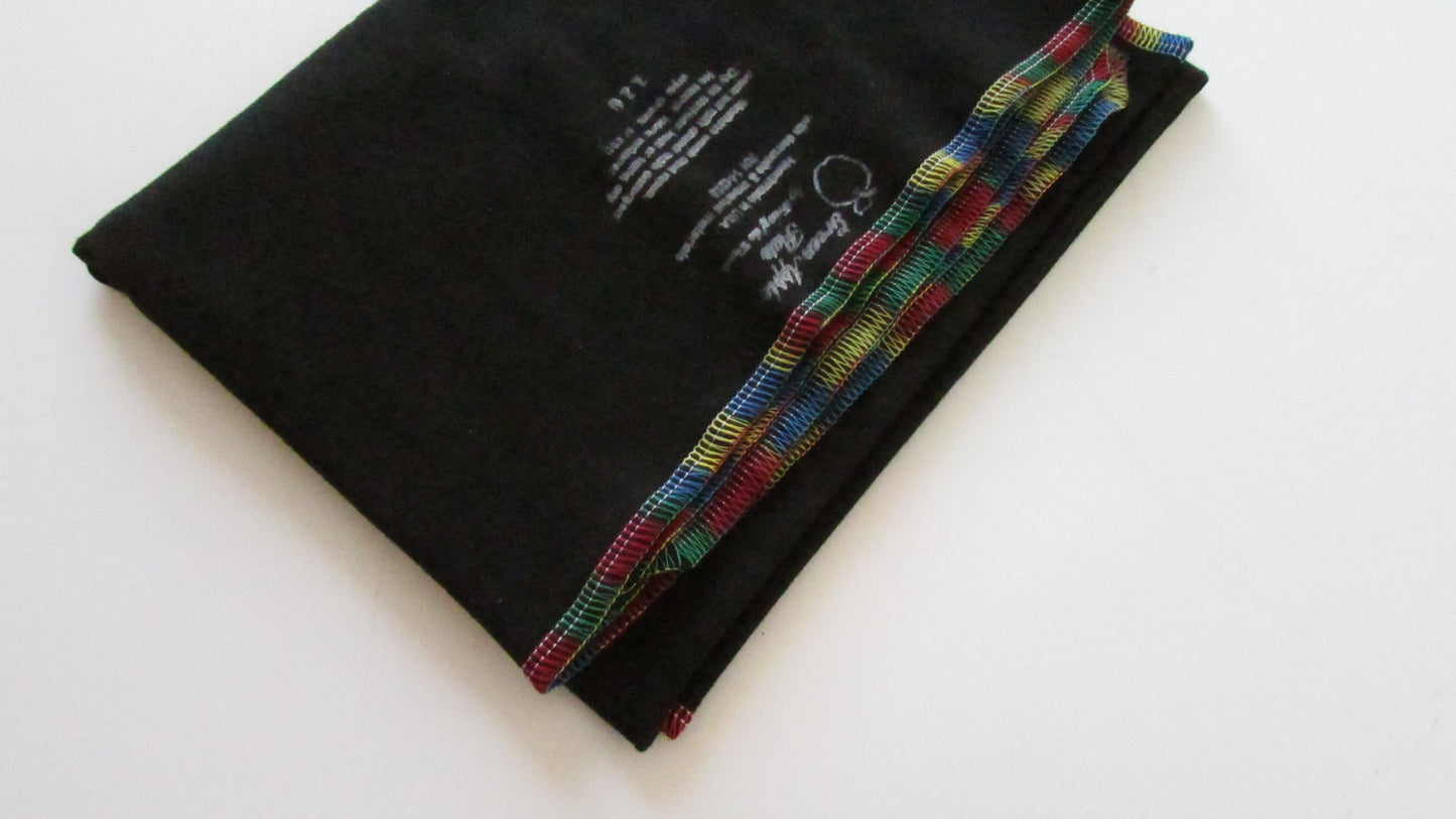 Stretchy Flat Organic Cloth Diapers in Black