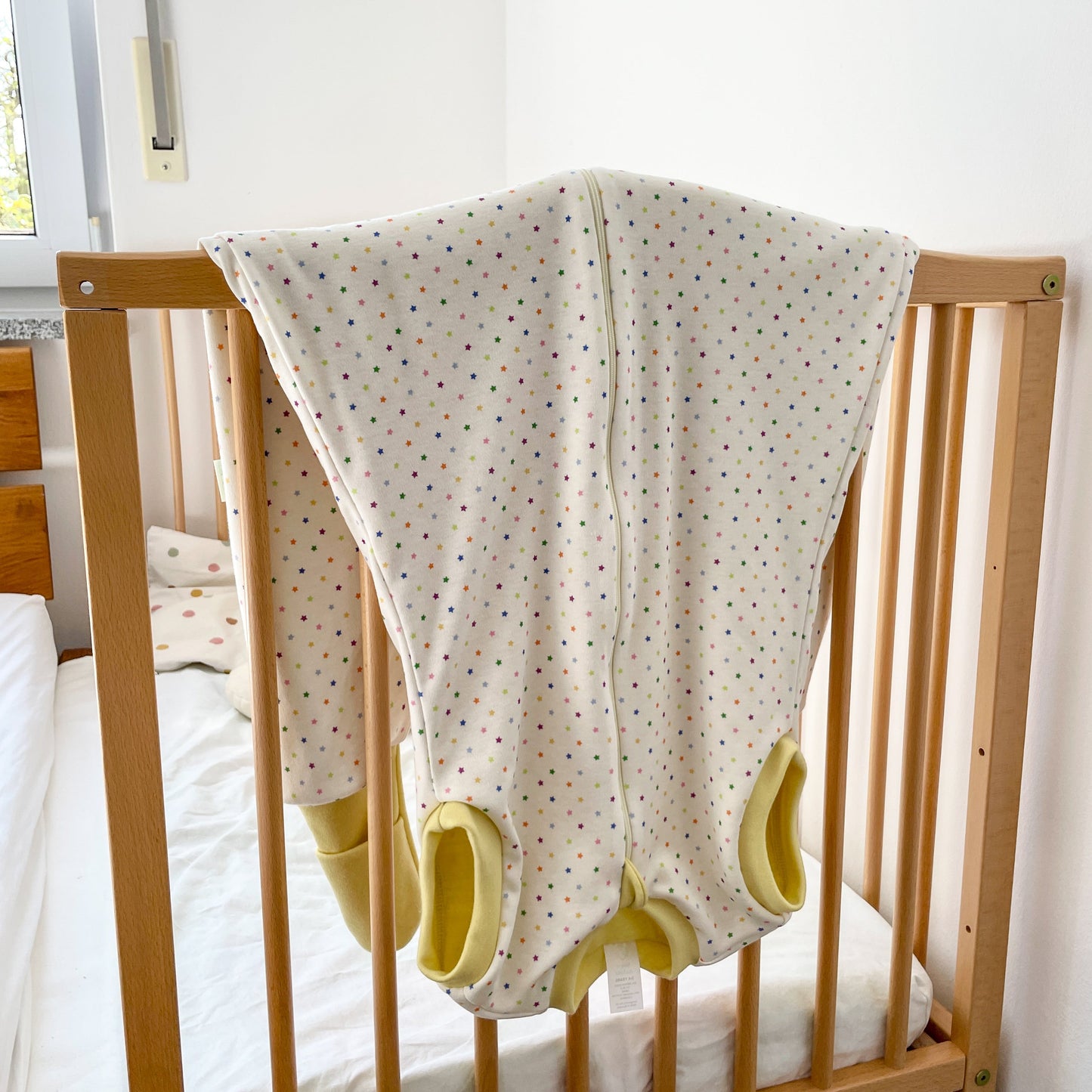 Silk & Merino Sleep Sack - lemon stardust