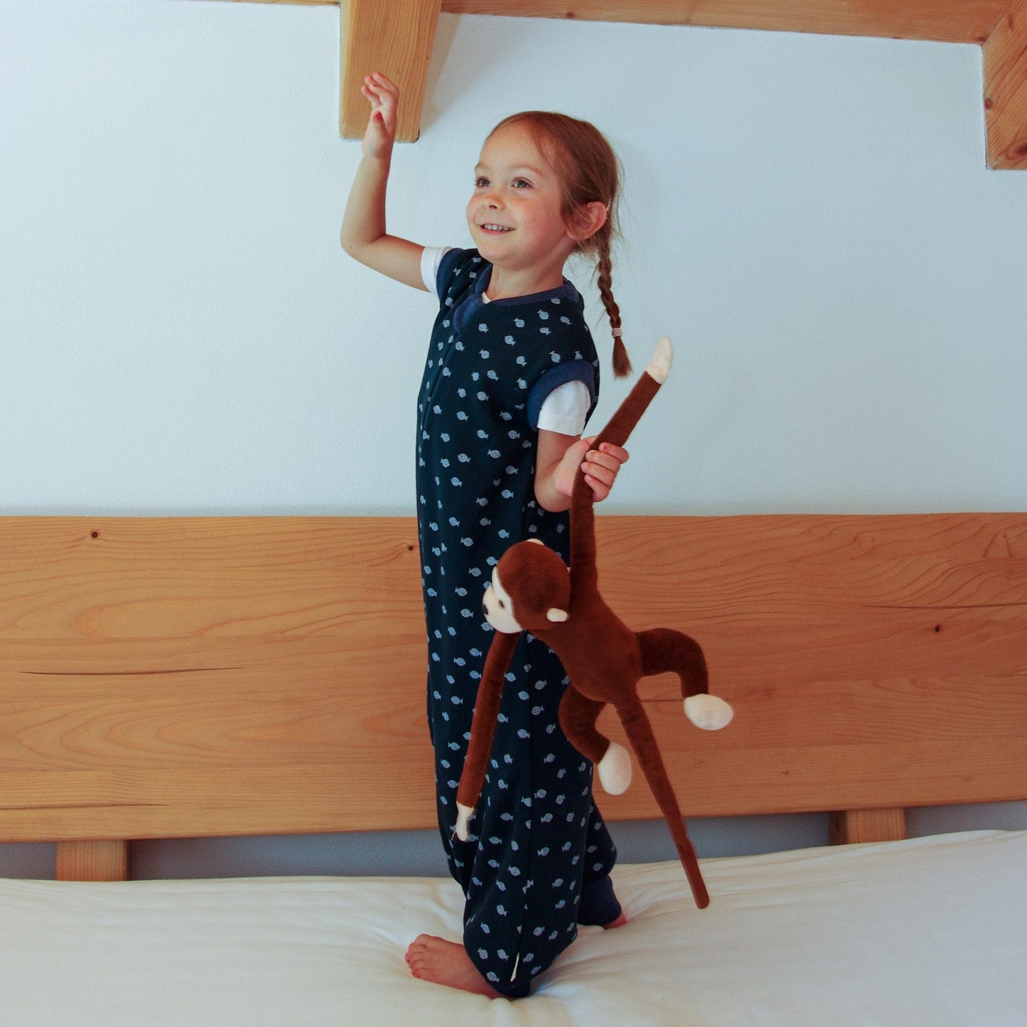 SLEEP SACK WITH OPEN LEGS - dark ocean