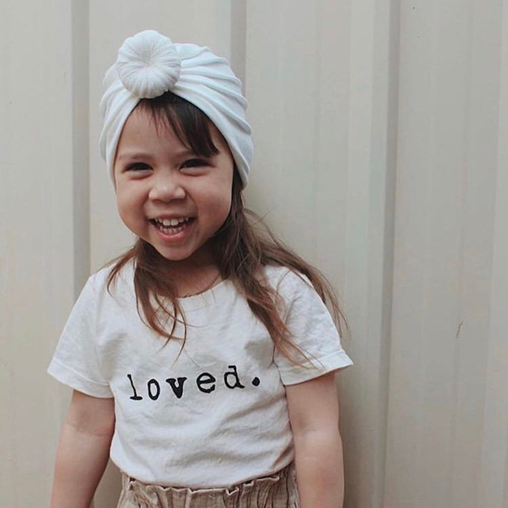 Loved Organic Cotton Kids T-Shirt – Short Sleeve, 2T–6Y