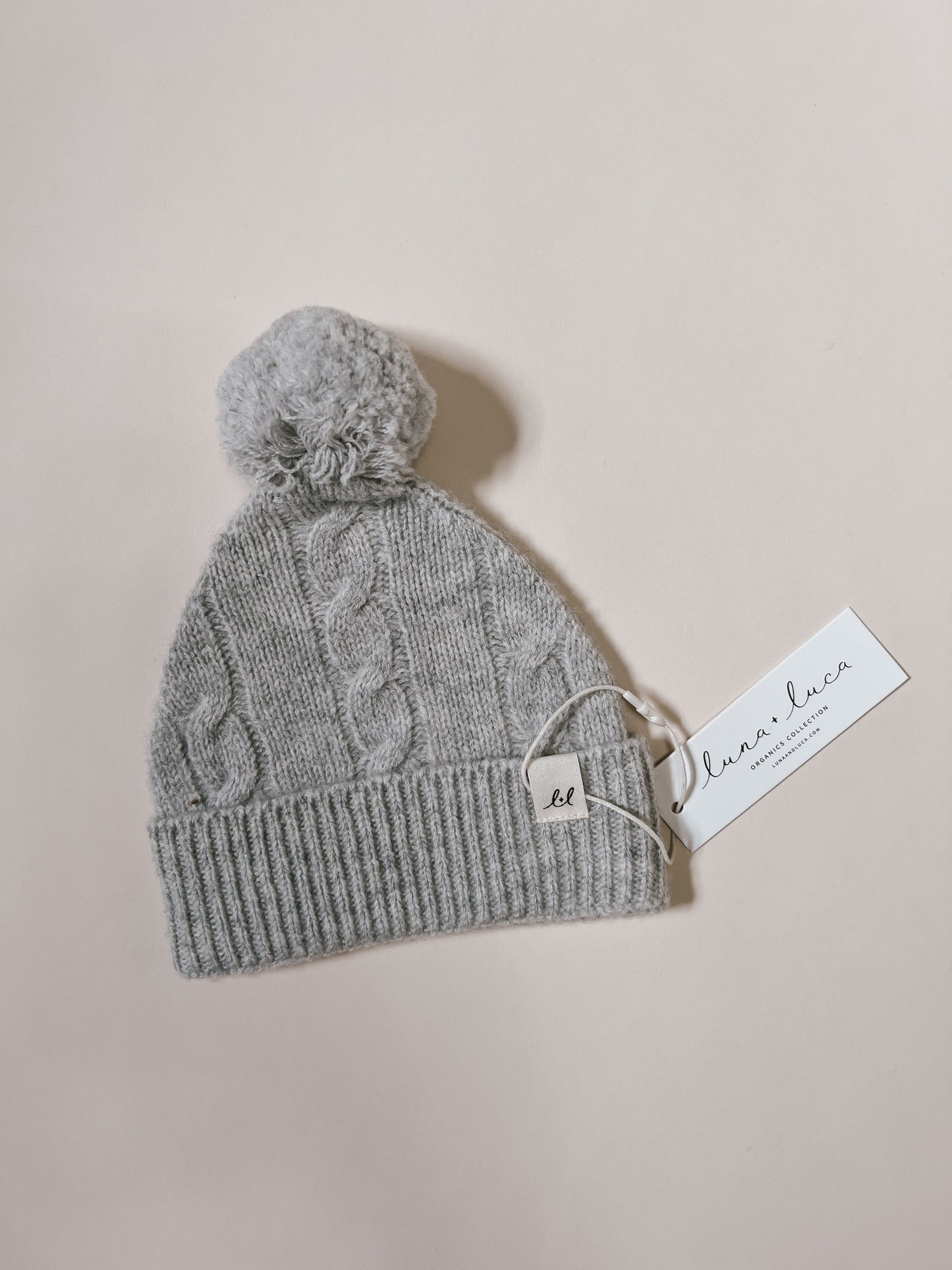 merino wool sustainable baby beanie hat by luca luna