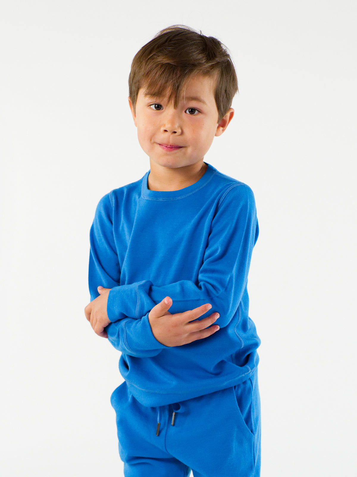 Kids Crew and Jogger Set – 100% Merino Wool