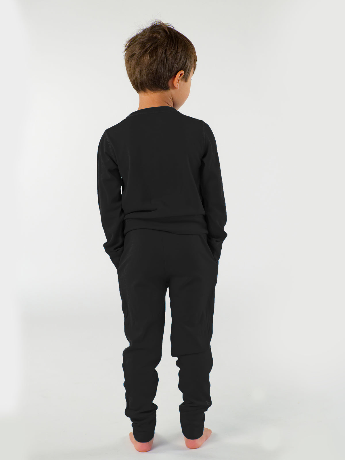 Kids Crew and Jogger Set – 100% Merino Wool