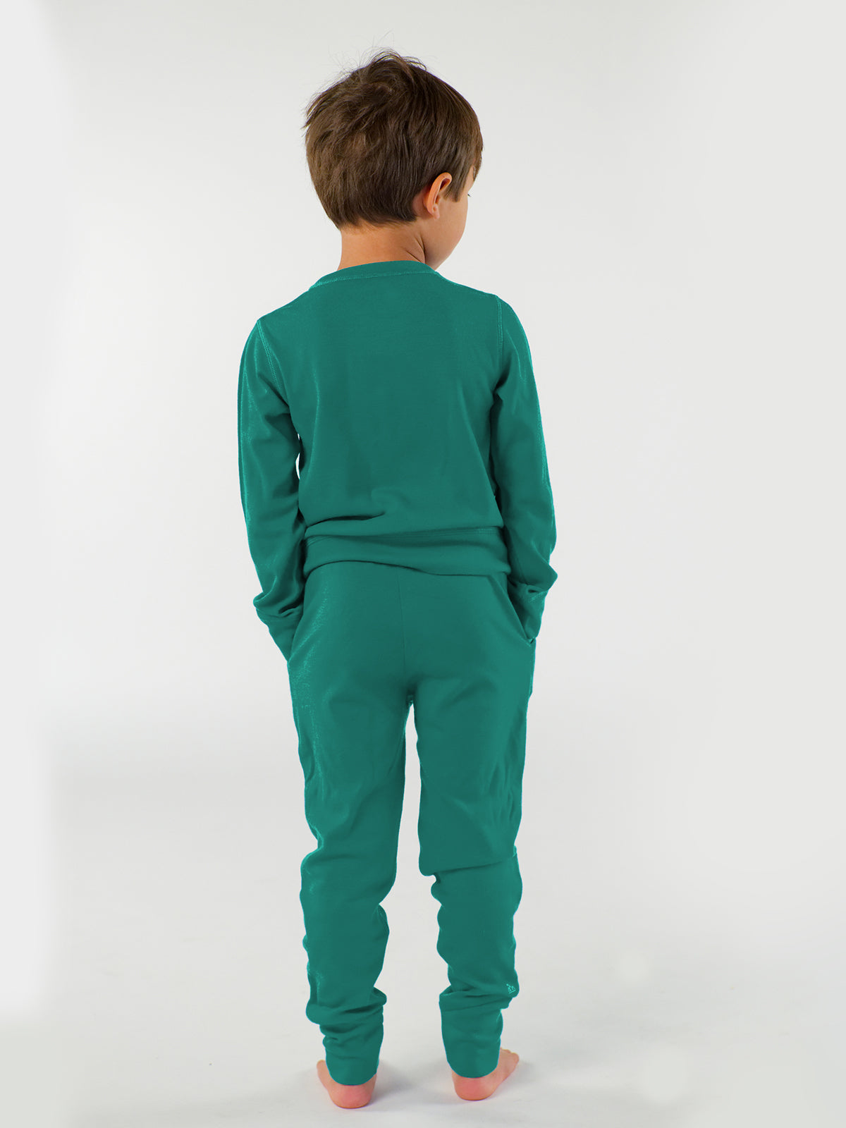 Kids Crew and Jogger Set – 100% Merino Wool