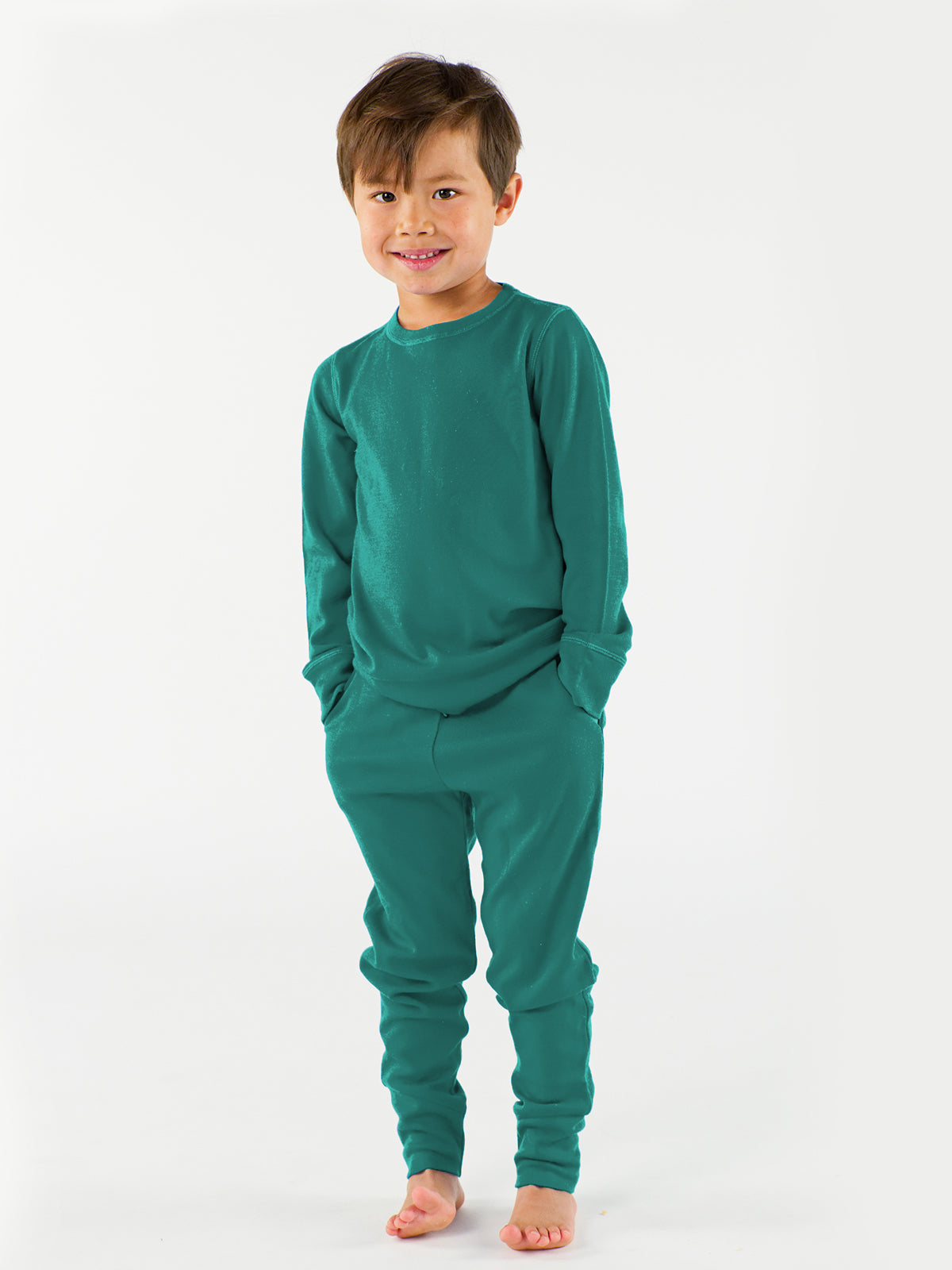 Kids Crew and Jogger Set – 100% Merino Wool