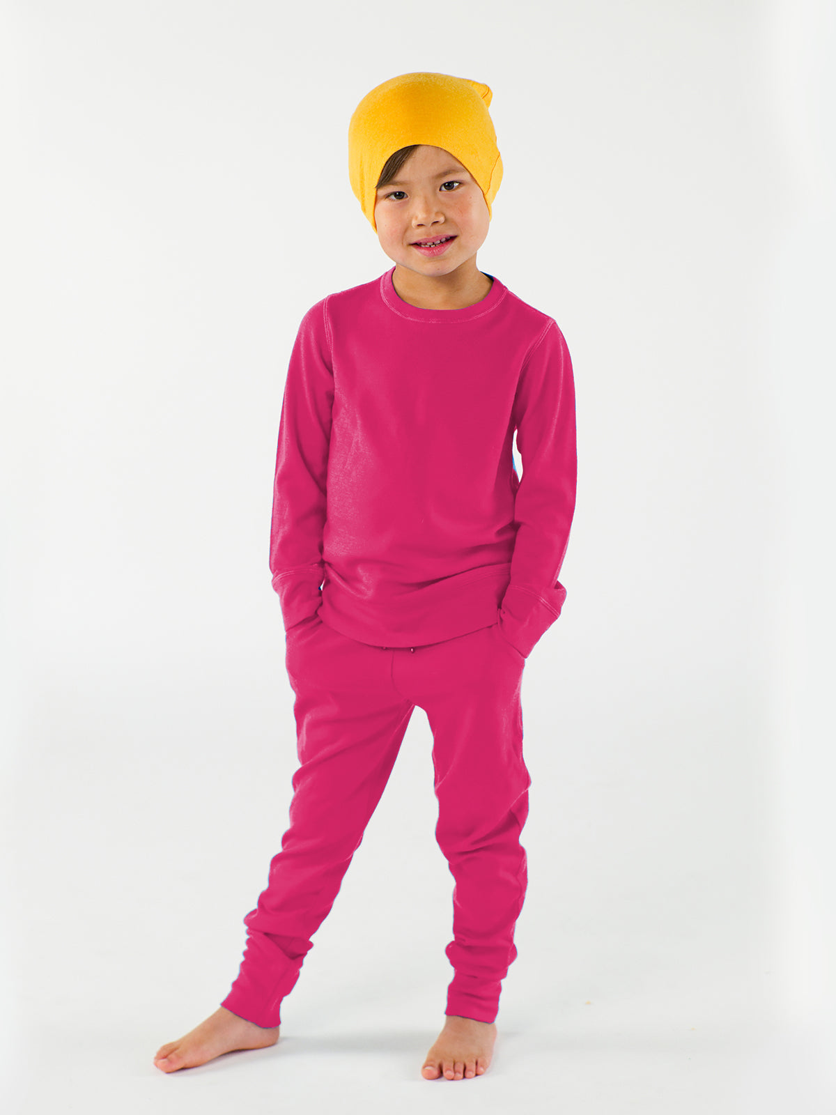 Kids Crew and Jogger Set – 100% Merino Wool