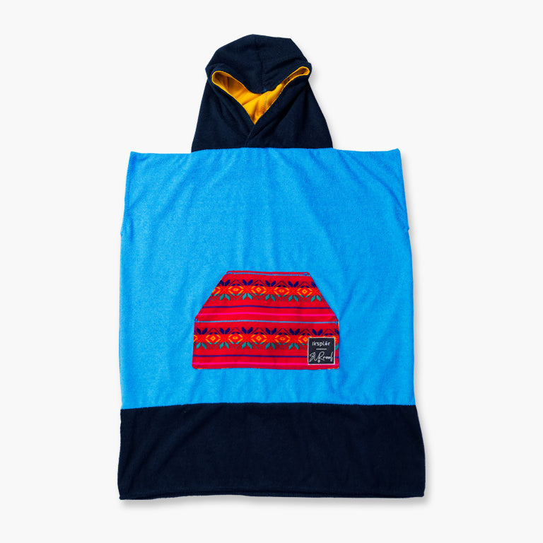 Merino Wool Towel Poncho – Iksplor x SURreal – Unisex