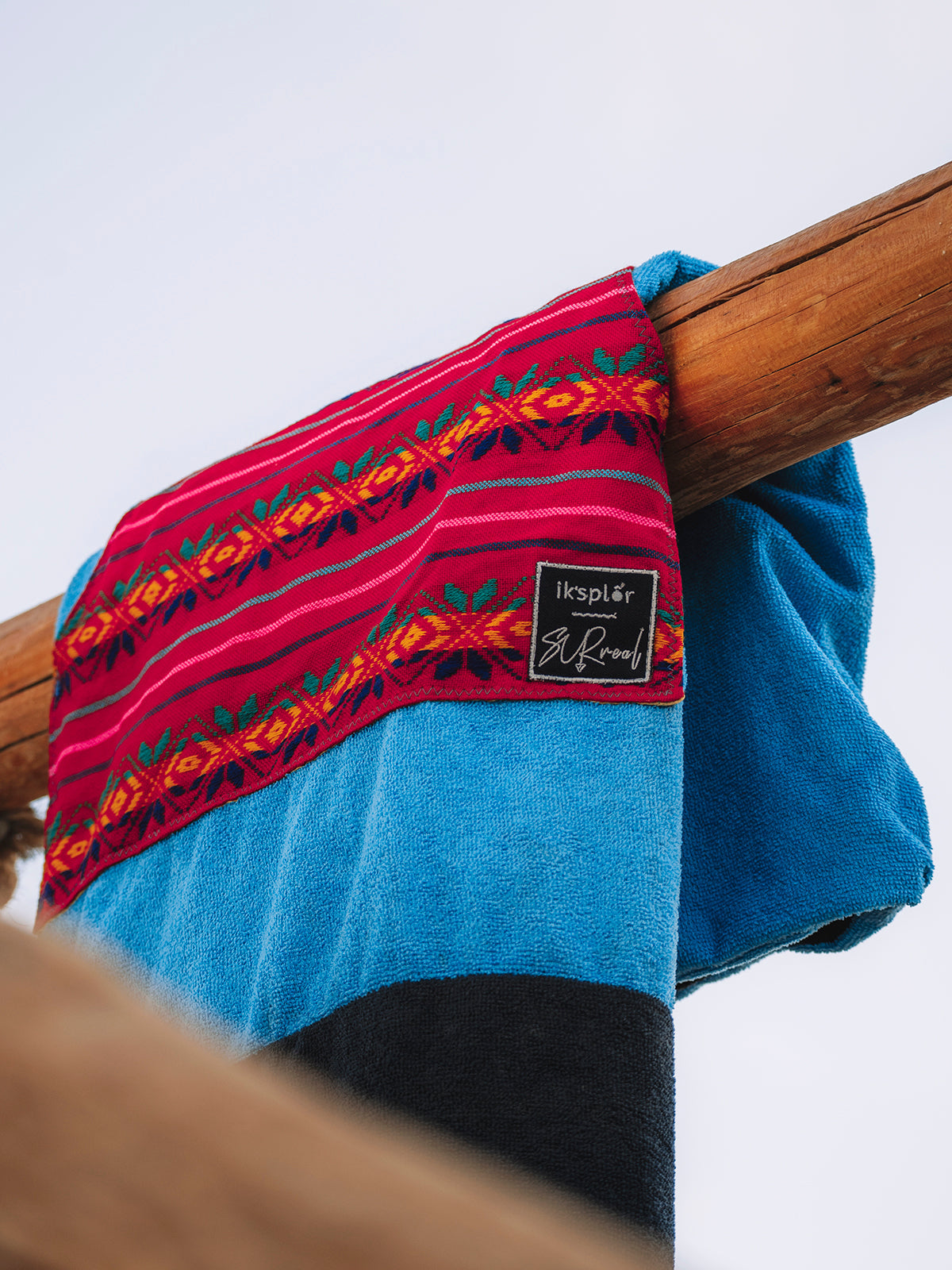 Merino Wool Towel Poncho – Iksplor x SURreal – Unisex