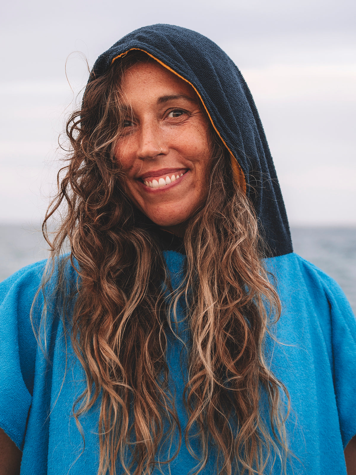 Merino Wool Towel Poncho – Iksplor x SURreal – Unisex