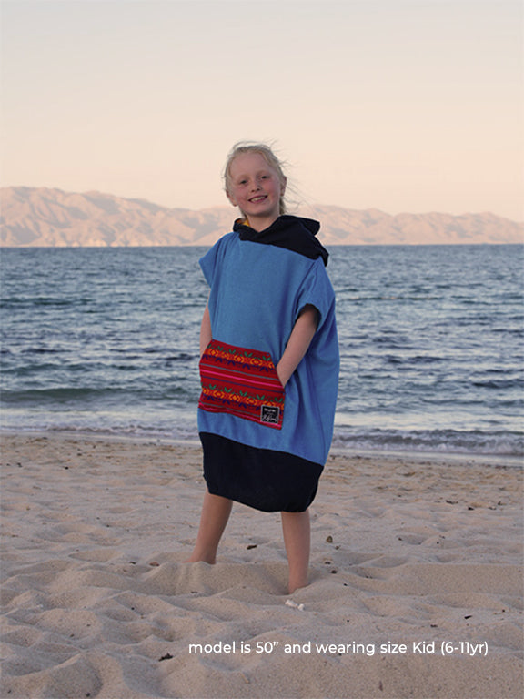 Merino Wool Towel Poncho – Iksplor x SURreal – Unisex