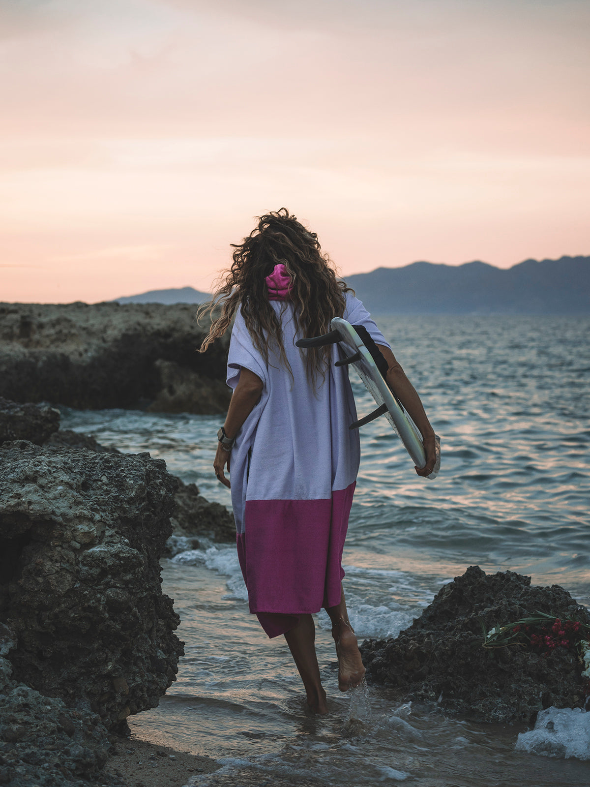 Merino Wool Towel Poncho – Iksplor x SURreal – Unisex