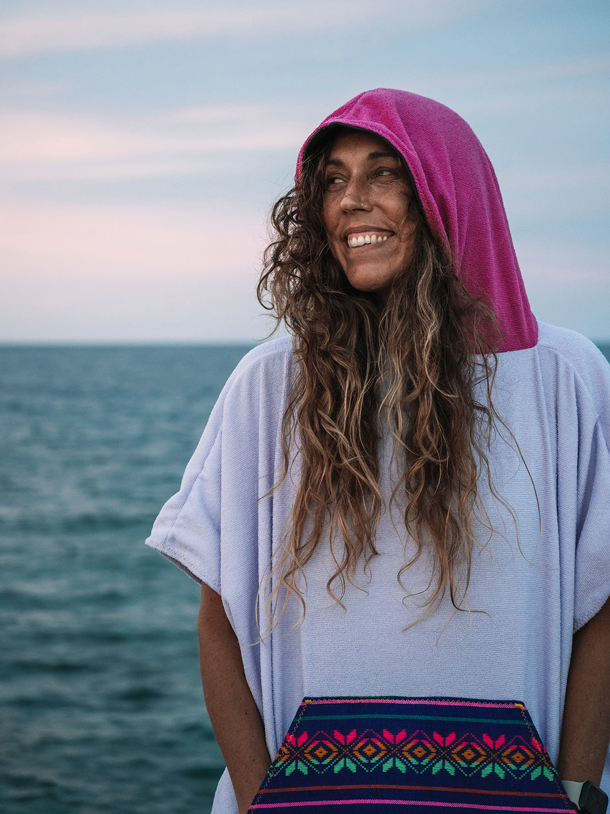 Merino Wool Towel Poncho – Iksplor x SURreal – Unisex