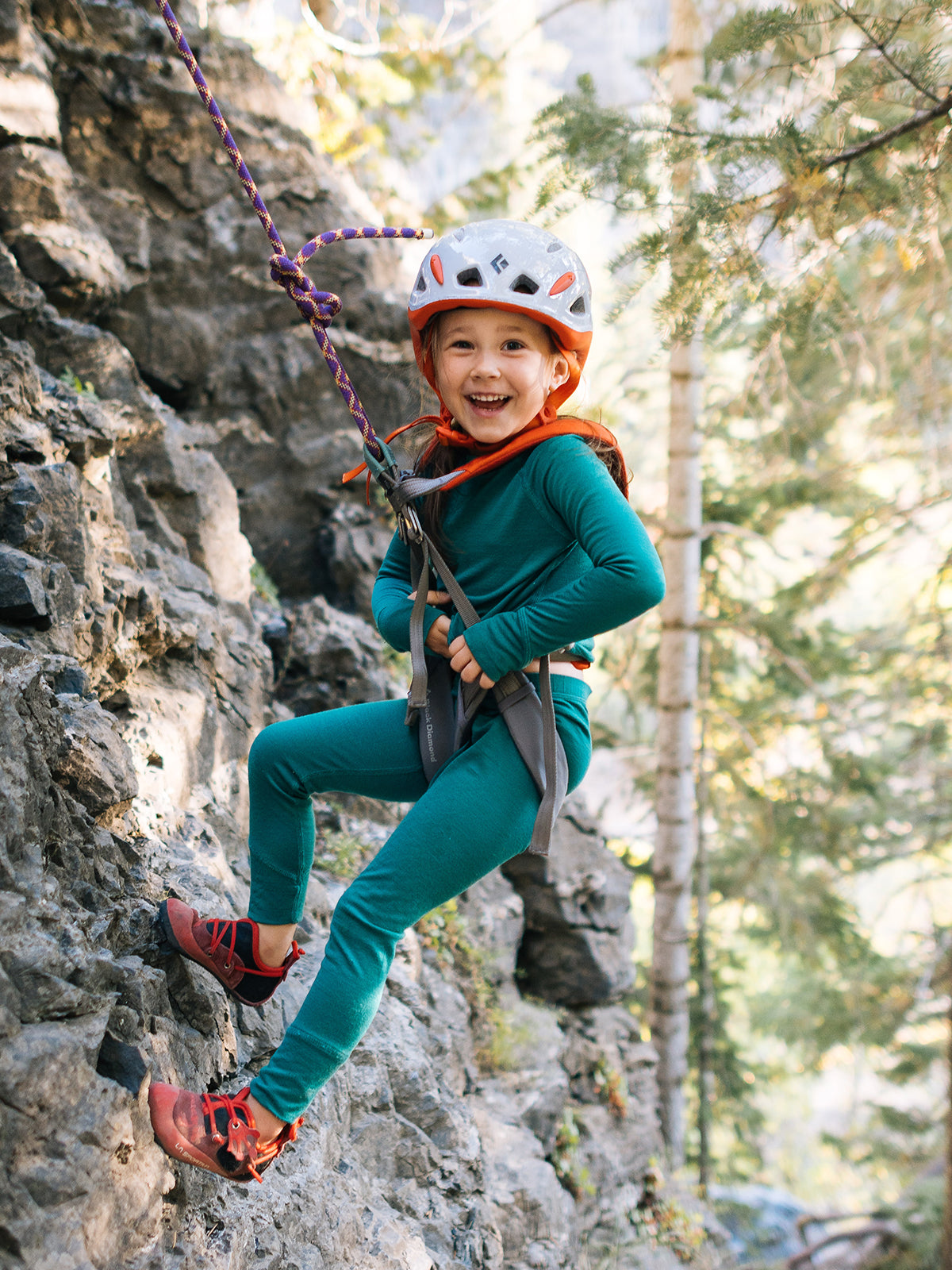 Kids Long Sleeve & Legging Set – 100% Merino Wool - Baselayer