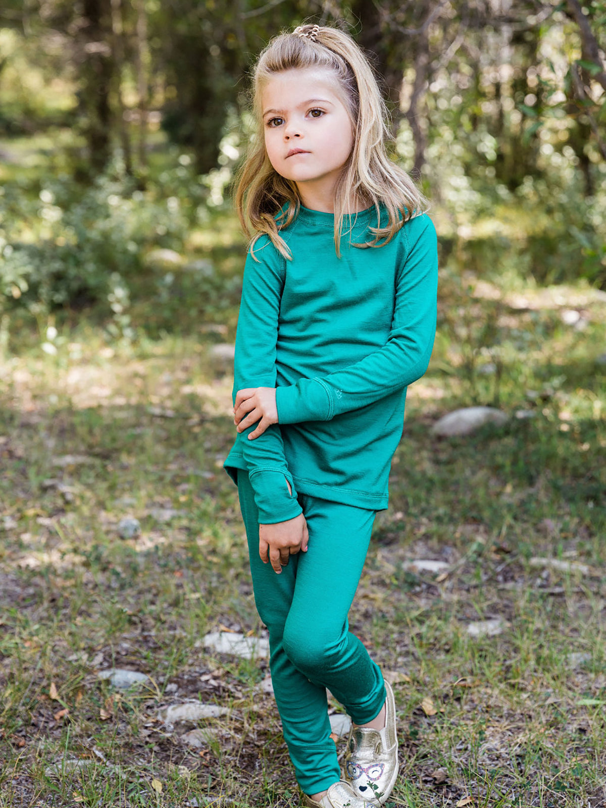 Kids Long Sleeve & Legging Set – 100% Merino Wool - Baselayer