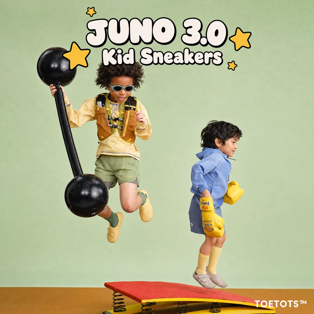 Juno 3.0 Kid Sneaker – TENCEL Upper, Zero-Drop Sole