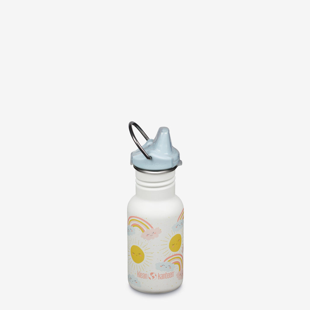 Klean Kanteen Kids’ Classic 12 oz Sippy Cup & Water Bottle – Non-Toxic & Eco-Friendly Hydration for Toddlers