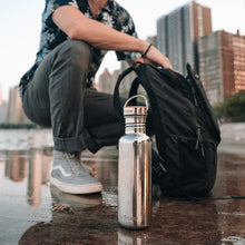 Load image into Gallery viewer, 27 oz Reflect Water Bottle with Bamboo Cap
