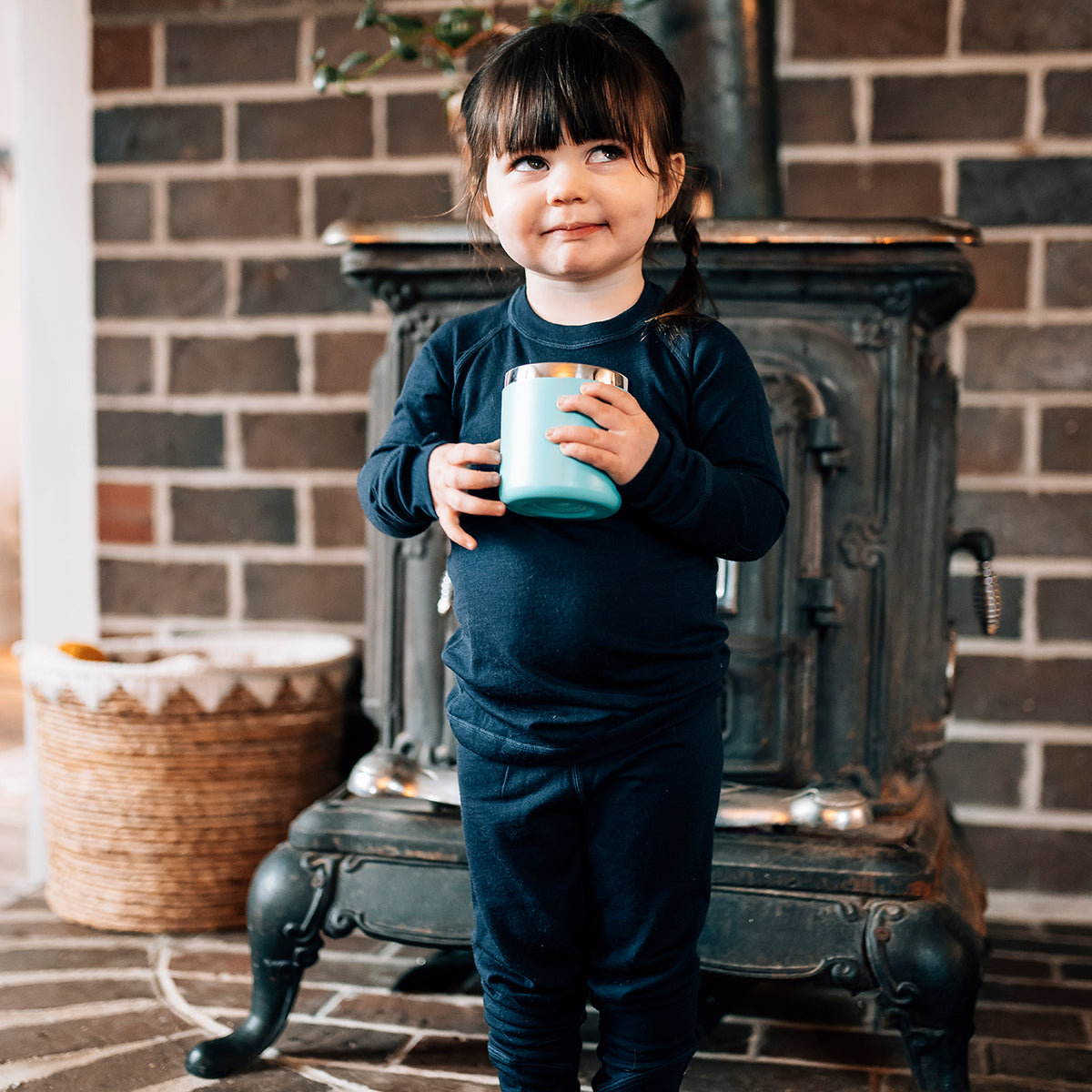 Kids Long Sleeve & Legging Set – 100% Merino Wool - Baselayer