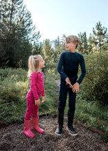 Load image into Gallery viewer, Kids Long Sleeve &amp; Legging Set – 100% Merino Wool - Baselayer
