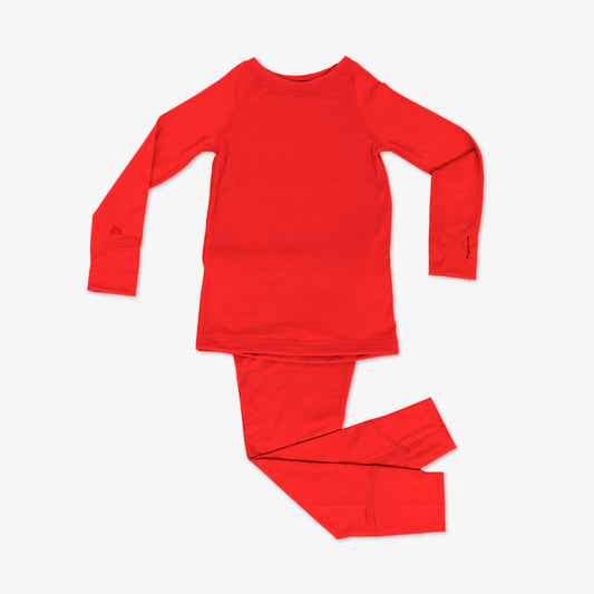 Kids Long Sleeve & Legging Set – 100% Merino Wool - Baselayer