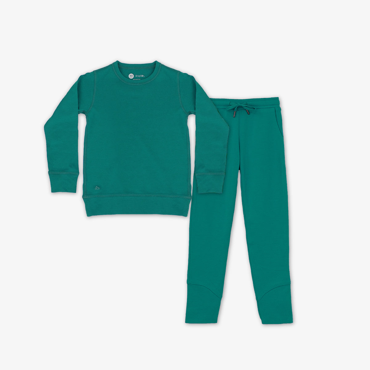 Kids Crew and Jogger Set – 100% Merino Wool