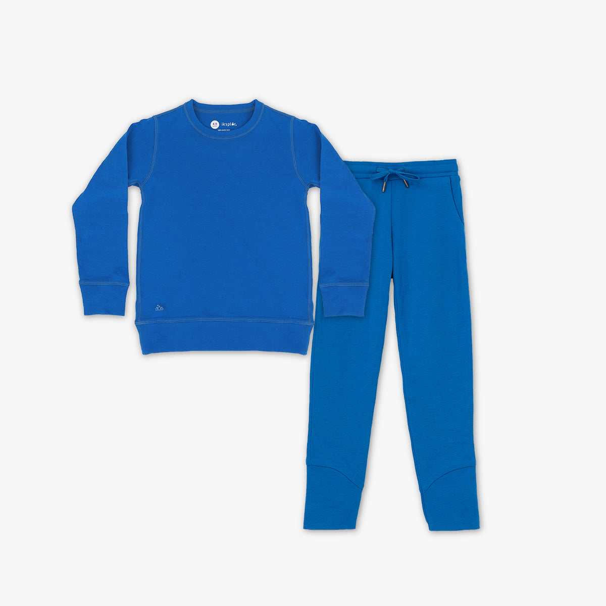 Kids Crew and Jogger Set – 100% Merino Wool