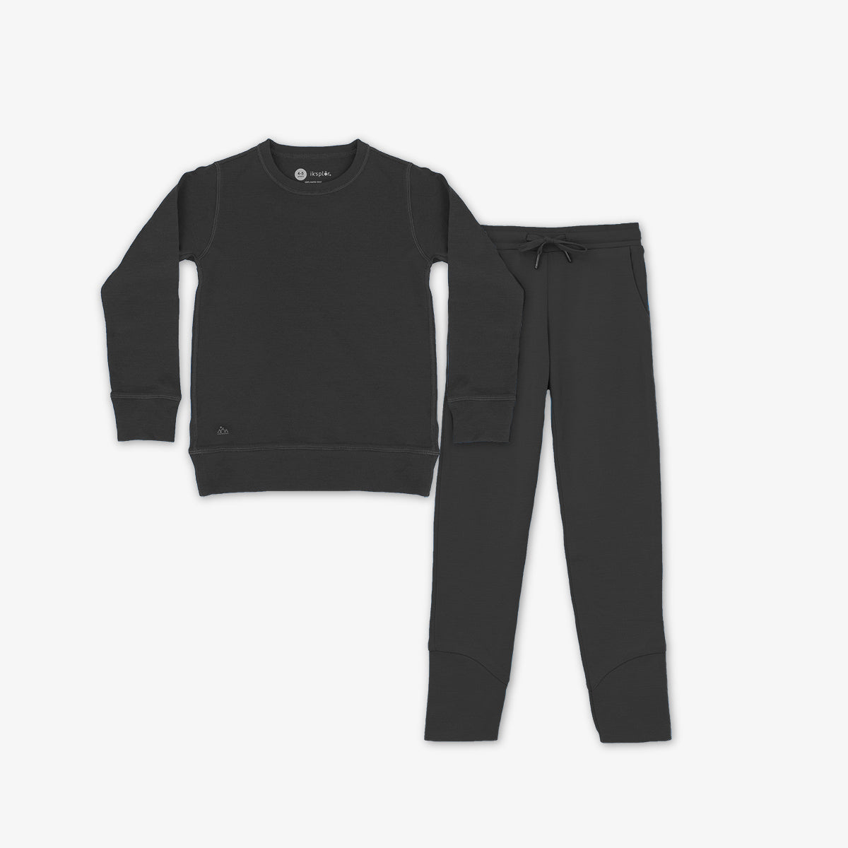 Kids Crew and Jogger Set – 100% Merino Wool