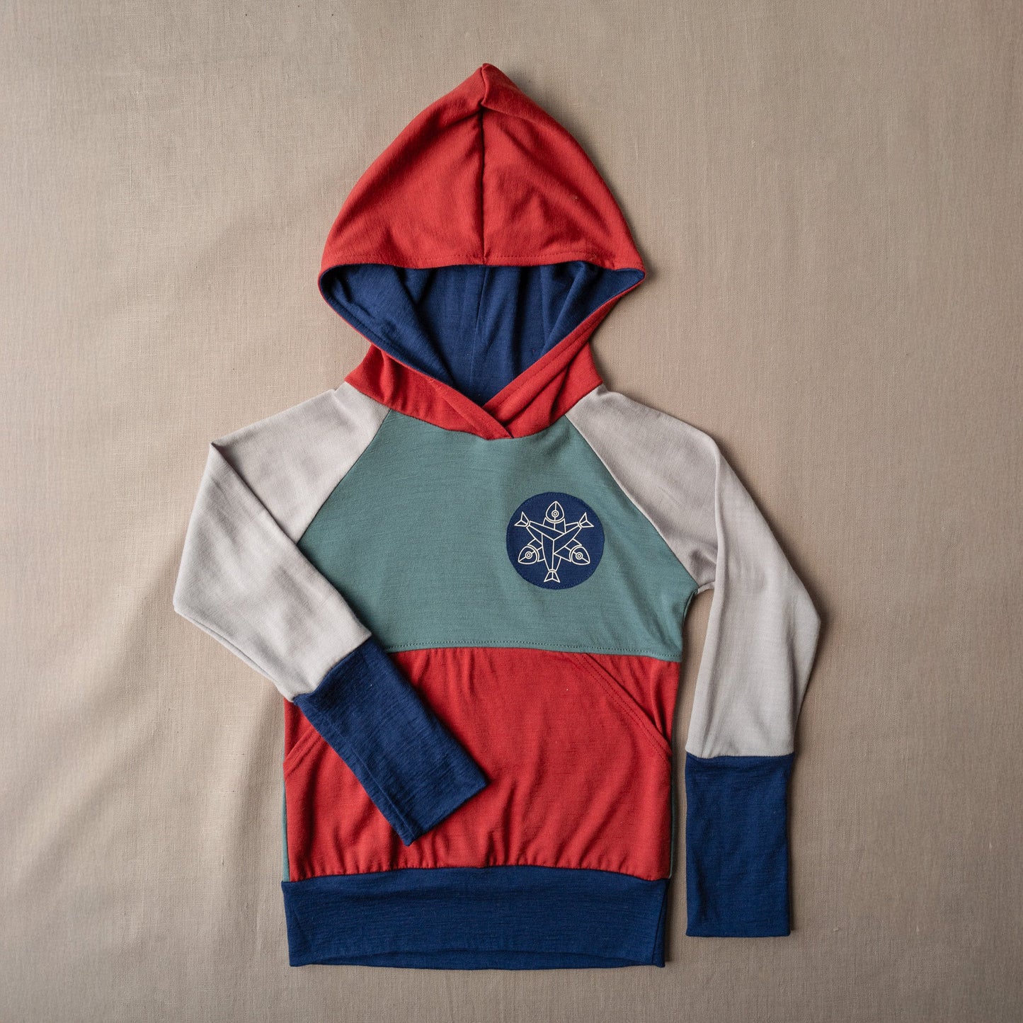 Kids Free Range Merino Hoodie