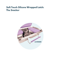 Load image into Gallery viewer, Soft Touch Silicone Wrapped Latch: The Snacker™

