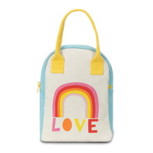Load image into Gallery viewer, Fluf Organic Cotton Zipper Lunch Bag
