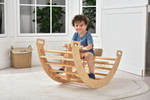 Load image into Gallery viewer, Avenlur Bailis Eco-Friendly Wooden Climbing Arch and Rocker
