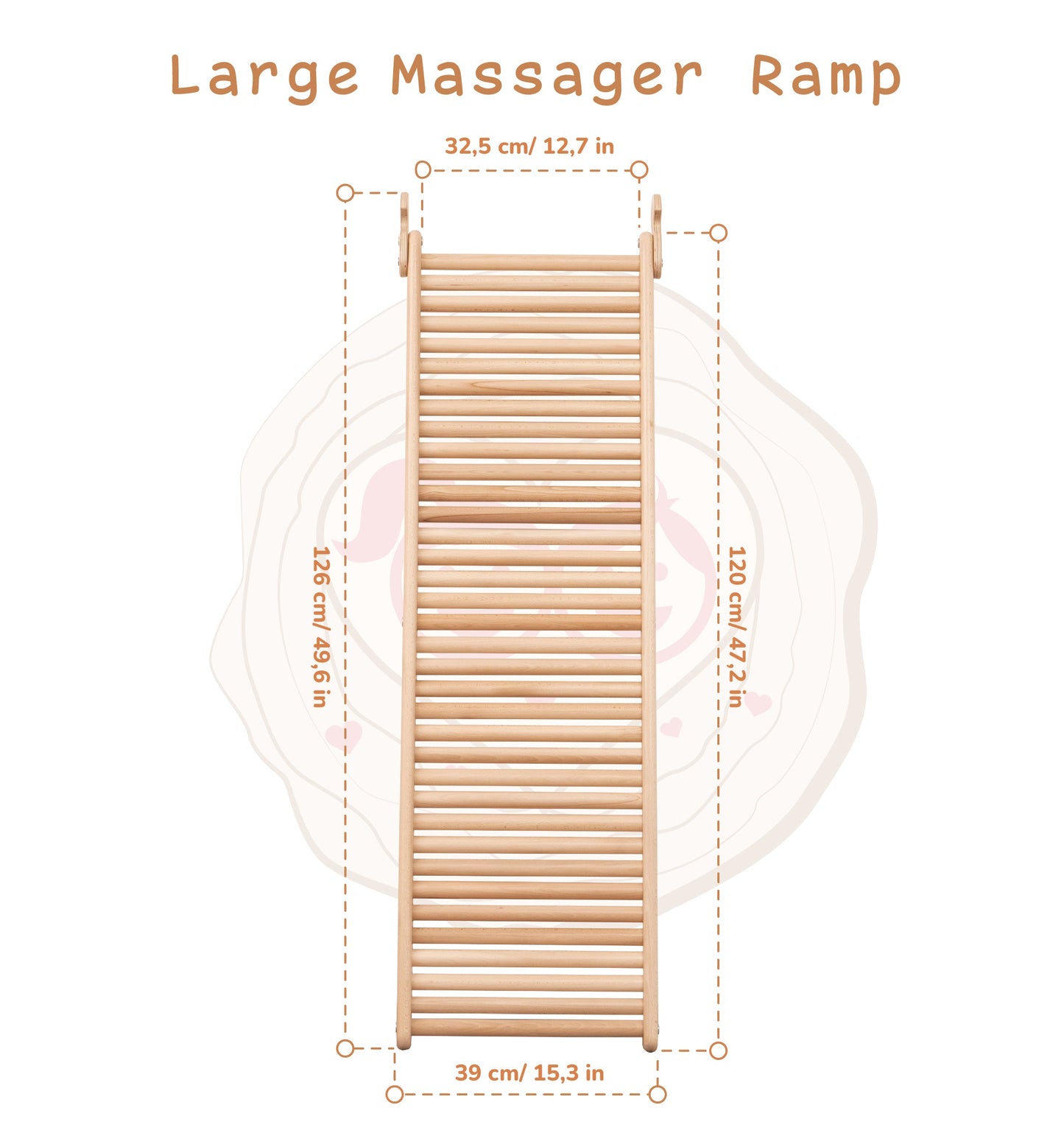 Wood and Hearts Eco-Friendly Natural Wooden Climbing Indoor Playground Jungle Gym