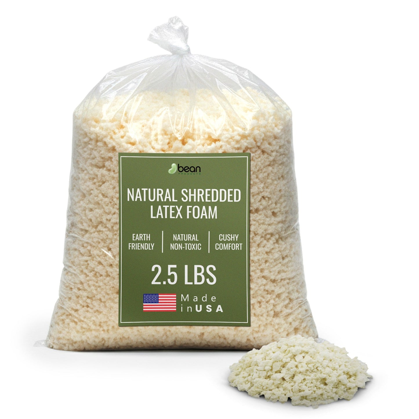 Organic Latex Foam Fill (Shredded)