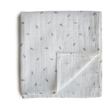 Load image into Gallery viewer, Mushie Organic Cotton Muslin Swaddle Blanket

