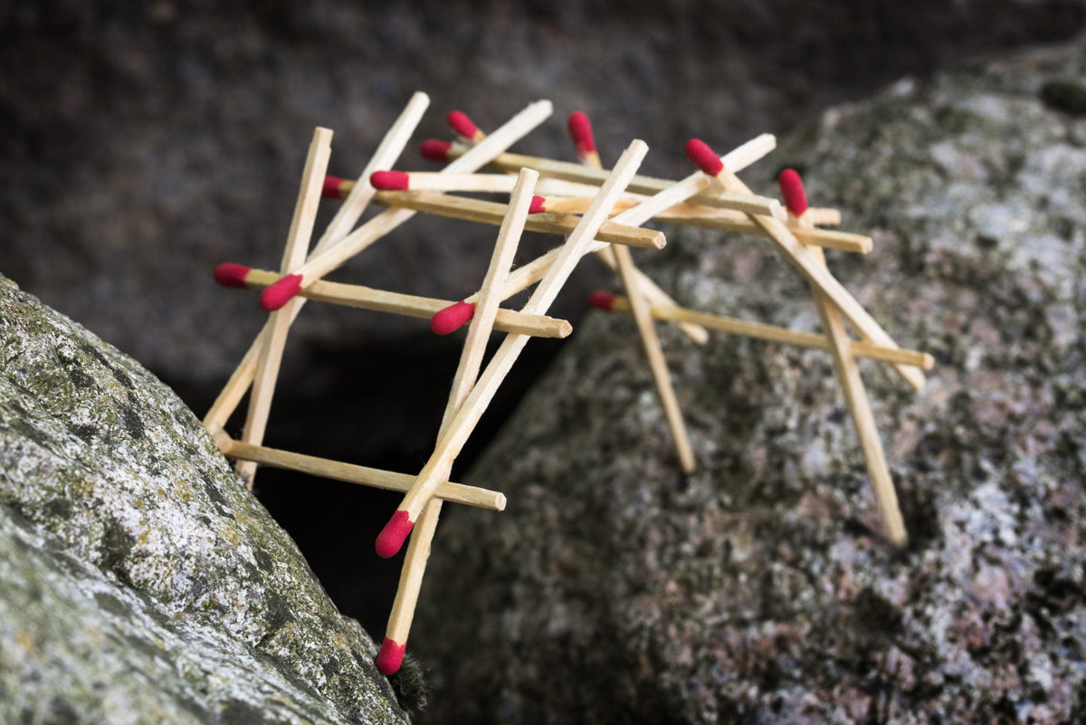 Kitsville Da Vinci's Bridge DIY Kit – Wooden STEM Building Kit for Kids 6+