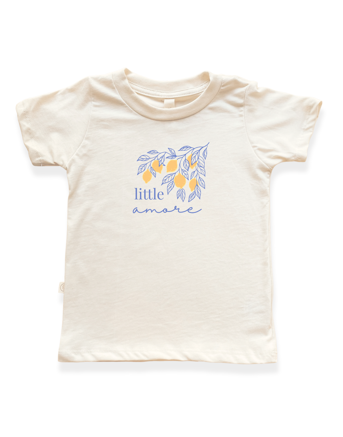 Little Amore Organic Cotton Kids T-Shirt – Short Sleeve, 2T–12Y