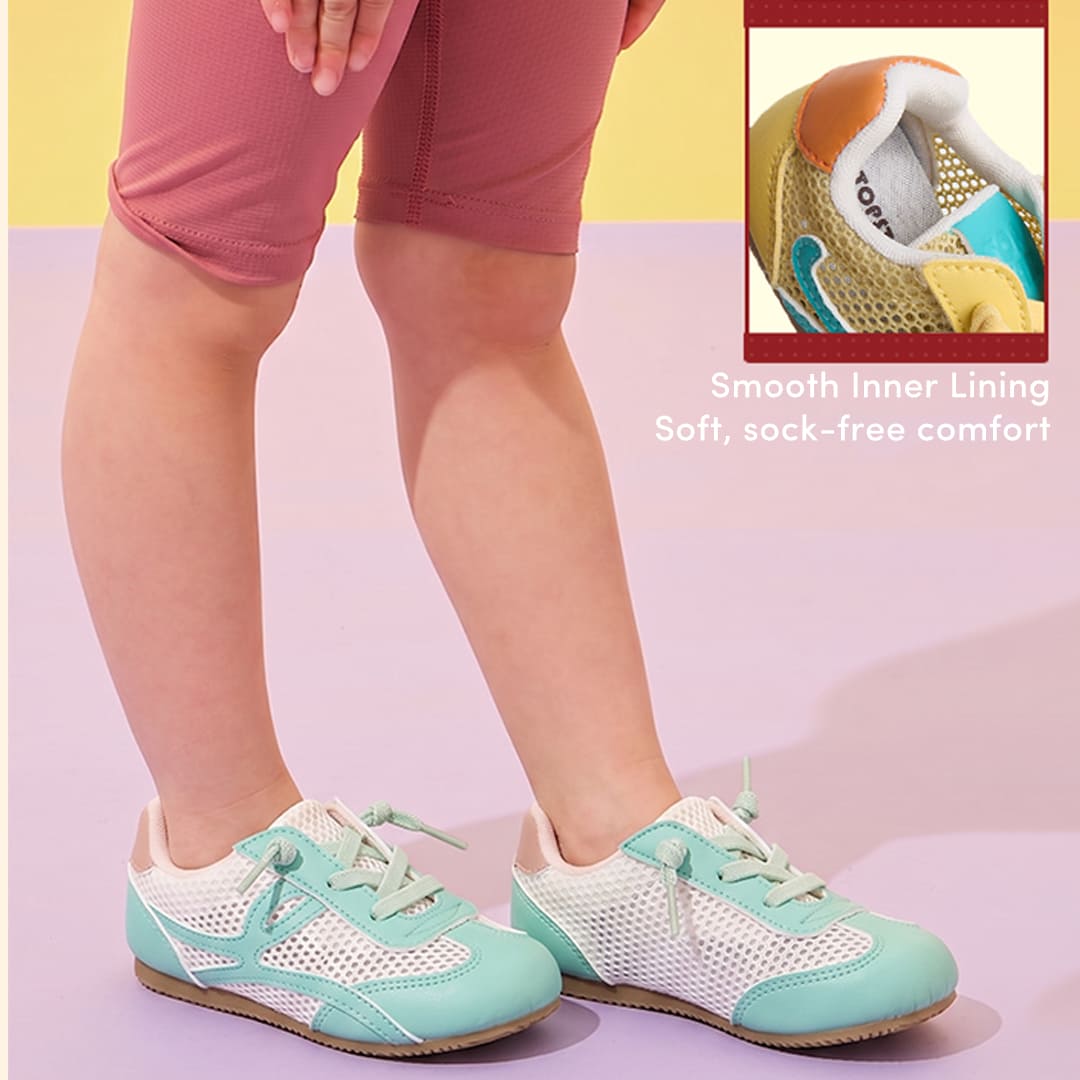 Loopie Air Kid Sneaker – Breathable Mesh, Zero-Drop Sole