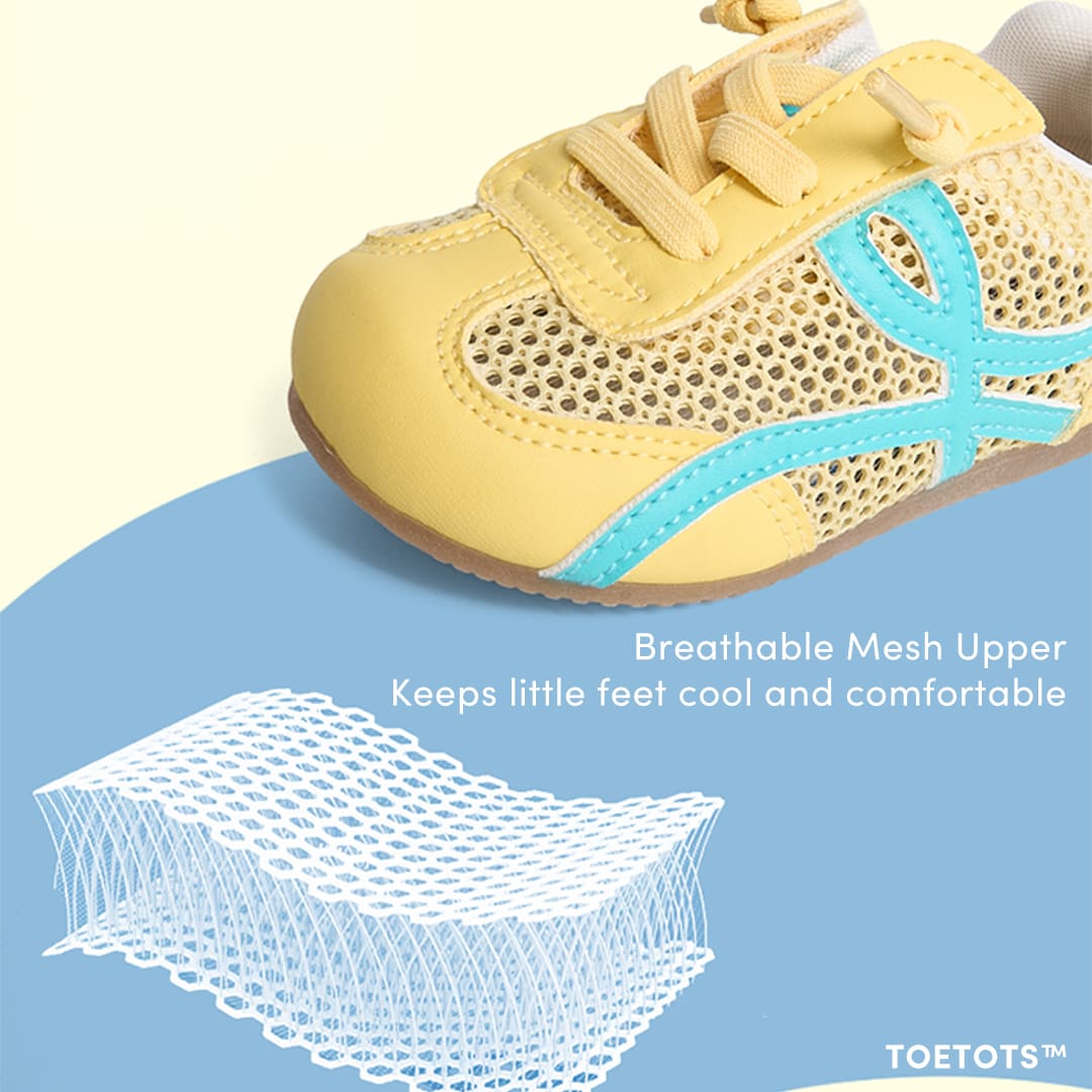 Loopie Air Kid Sneaker – Breathable Mesh, Zero-Drop Sole