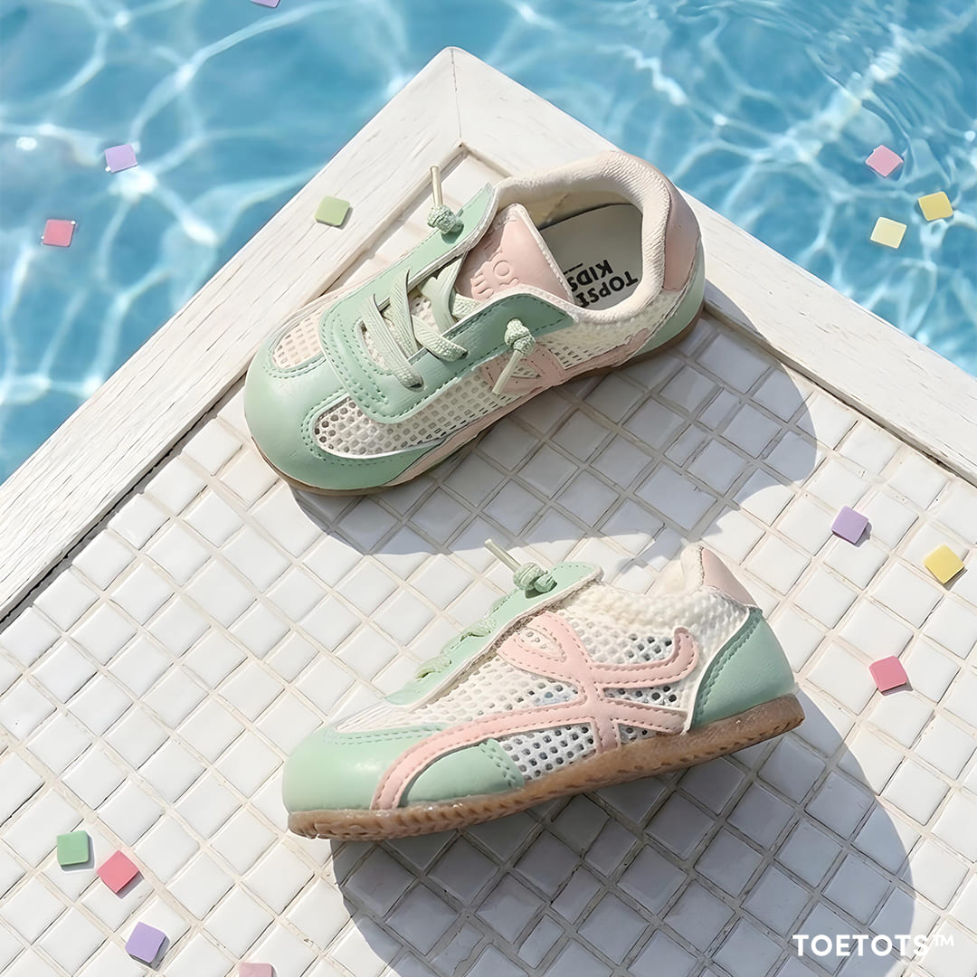 Loopie Air Kid Sneaker – Breathable Mesh, Zero-Drop Sole