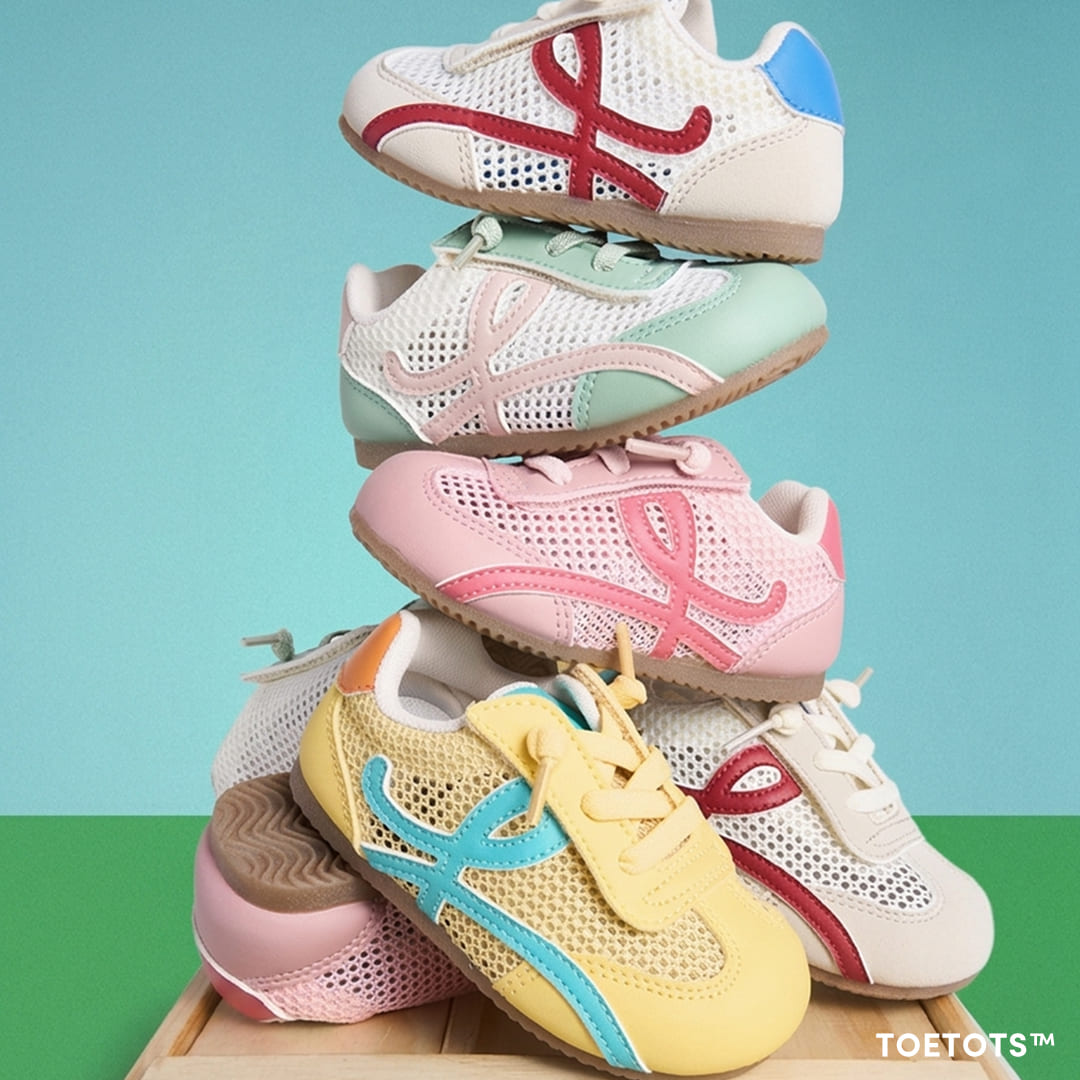 Loopie Air Kid Sneaker – Breathable Mesh, Zero-Drop Sole
